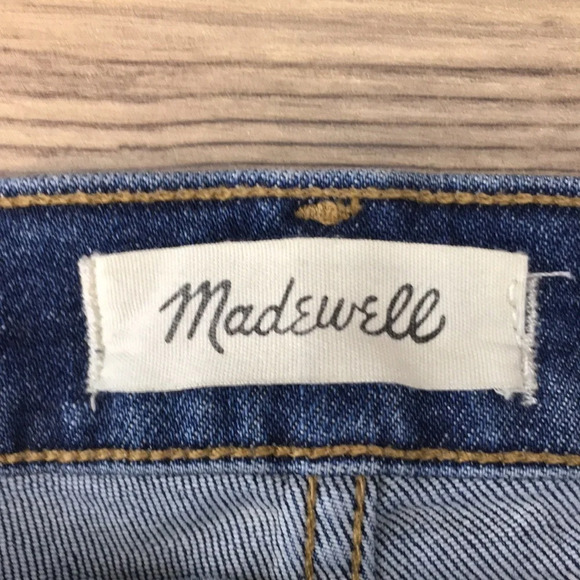 Madewell The Mom Jean Womens 36 Distressed‎ Denim Comfort Stretch Edition - Picture 10 of 15
